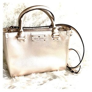 Kate Spade Small Metallic Tote/Satchel